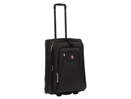 Ellehammer Copenhagen Trolley, cestovný kufor, rozšířitelný, vel. M, čierny + LED Čelovka 3W