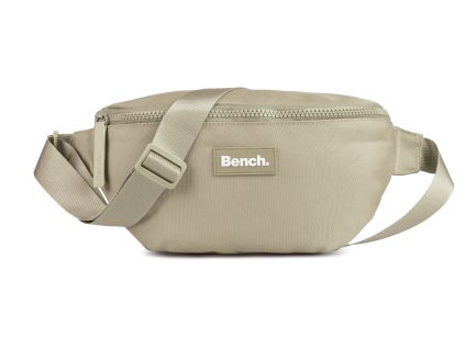 Bench Nova crossbody ledvinka - šedozelená