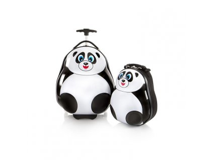 Heys Travel Tots Lightweight Kids Panda – sada batohu a kuforu