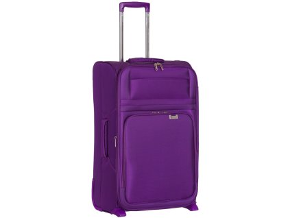 kabinová batožina AEROLITE T-9515/3-S - fialová + LED Svítilna