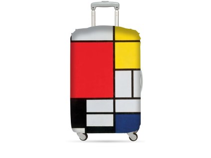 LOQI Cover M PIET MONDRIAN Composition Luggage - obal na kufr