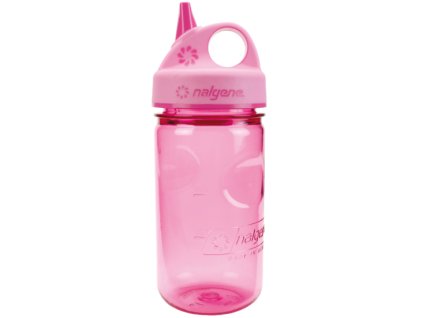 Nalgene Grip-n-Gulp Kids 350 ml Pink - láhev pro děti