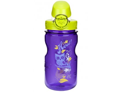 Nalgene OTF Kids 350 ml Purple Hoot - láhev pro děti