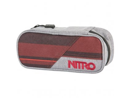 NITRO penál PENCIL CASE red stripes, 878001-029