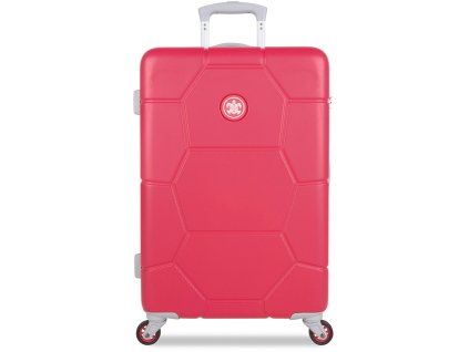 cestovný kufor SUITSUIT® TR-1247/3-M ABS Caretta Teaberry + LED Čelovka 3W