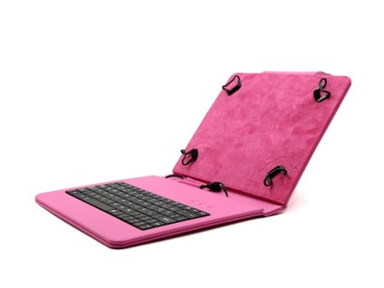 C-TECH pouzdro univer.s klav. 8" růžové