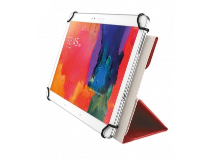 TRUST Aexxo Universal Folio Case for 10.1" tablets - red, CTA-217189070943