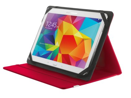 TRUST Primo Folio Case with Stand for 10" tablets - red
