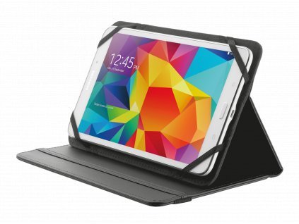 TRUST Primo Folio Case with Stand for 7-8" tablets - black