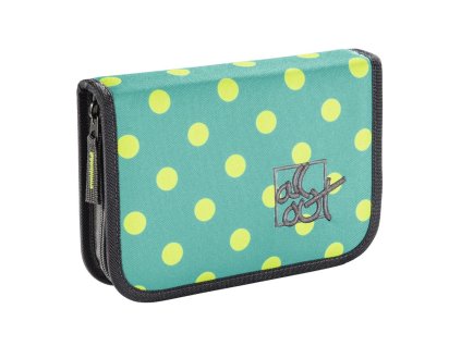Penál All Out "Plymouth", Mint Dots