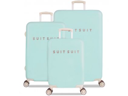 Sada cestovných kuforů SUITSUIT® TR-1222/3 - Fabulous Fifties Luminous Mint + LED svítilna