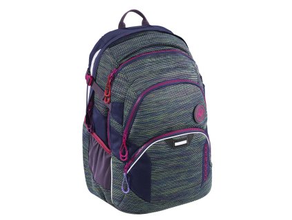 64255 skolni batoh coocazoo jobjobber2 wildberry knit