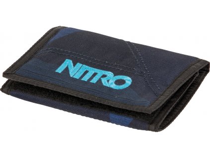 NITRO peneženka WALLET fragments blue, 878000-028