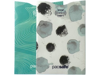 PACSAFE peneženka RFIDsleeve 25 (2 PACK) water
