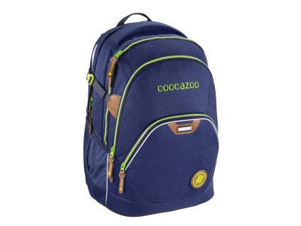 Školní batoh Coocazoo EvverClevver2, Denim Blu, certifikát AGR + LED Svítilna