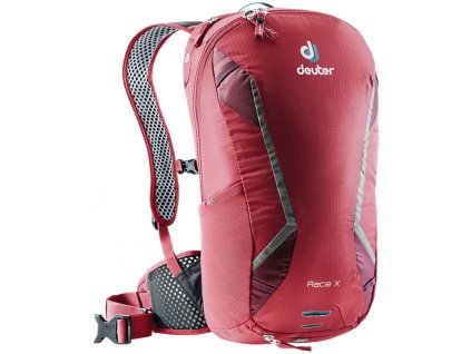 Deuter Race X cranberry-maron + LED Svítilna