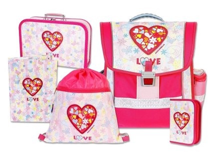 Školní aktovkový set Love 5-dílný, C5-7706-3.116
