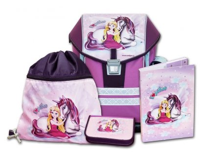 99285 skolni aktovkovy set ergo one pegas 4 dilny