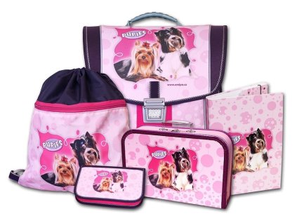 99348 skolni aktovkovy set pupies 5 dilny