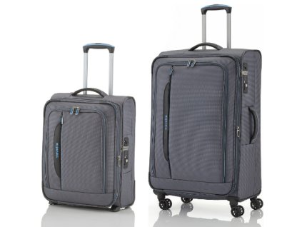 Travelite CrossLITE 2w S, 4w L Anthracite - sada 2 kufrů