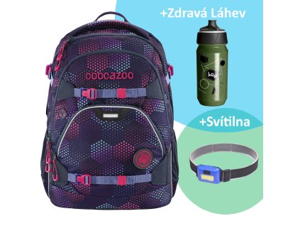 Školní batoh Coocazoo ScaleRale, Purple Illusi, certifikát AGR, 183610