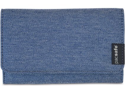 155954 pacsafe penezenka rfidsafe lx100 denim