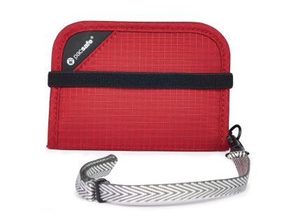 PACSAFE peněženka RFIDSAFE V50 WALLET goji berry, 10551324