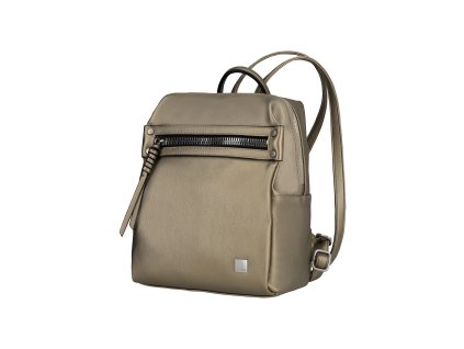 163793 titan spotlight zip backpack metallic gold