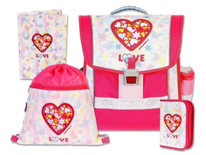 99333 skolni aktovkovy set love 4 dilny
