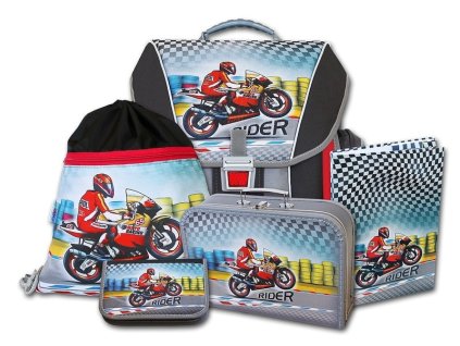 99522 skolni batohovy set rider 5 dilny