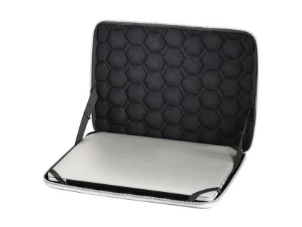 Hama obal na notebook Hardcase strieborný, pro velikost 34 cm (13.3"), 101794