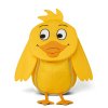 Affenzahn detský batoh do školky Duck small - yellow, AFZ-FAS-001-042