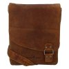 Green Wood Luxusní kožená crossbody taška Indiana, camel, GW 836 CAM