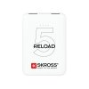 SKROSS powerbank Reload 5, 5000mAh, 2x 2A výstup, microUSB kabel, biely, DN55