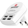 SKROSS Euro USB nabíjecí adaptér, 4800mA, 4x USB výstup, DC26