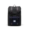 Herschel Little America Mid-Volume - Black Crosshatch/Peacoat