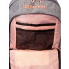 Meatfly Batoh Basejumper - Pink/Grey Heather - 22 L + PENÁL ZDARMA