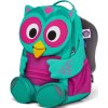 289609 3 affenzahn detsky batoh do skolky large friend owl turquoise 8l