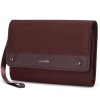 PACSAFE peňaženka RFIDSAFE CLUTCH WALLET merlot