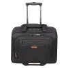 American Tourister AT WORK ROLLING TOTE 15.6" Black/Orange