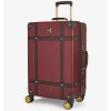 cestovný kufr ROCK TR-0193/3-M ABS - vínová