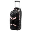 Meatfly cestovný taška Gail - White Dot/Powder Pink - 42 L