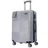 cestovný kufr METRO LLTC3/3-M ABS - strieborná
