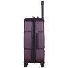 cestovný kufr TUCCI T-0117/3-M ABS - vínová