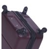 cestovný kufr TUCCI T-0117/3-M ABS - vínová
