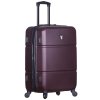 cestovný kufr TUCCI T-0117/3-M ABS - vínová