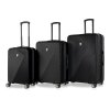 Sada cestovných kufrů TUCCI T-0118/3 ABS - čierna