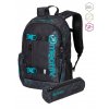 Meatfly Batoh Basejumper - Petrol Mossy/Black - 22 L