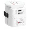 SKROSS cestovný adaptér PRO Light USB AC30PD World, 7A max., USB A+C, PD 30W, UK+USA+Austrálie/Čína