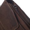 Green Wood Velká kožená pracovní aktovka Aymar hnedá